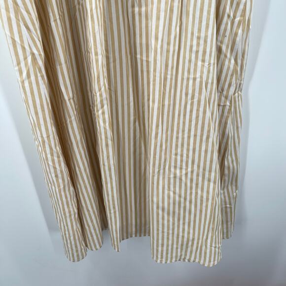 LINE & DOT Ryline Dress Size Small Yellow Stripe Yellow/Tan Ruffle Tie Waist NWT - Picture 13 of 16